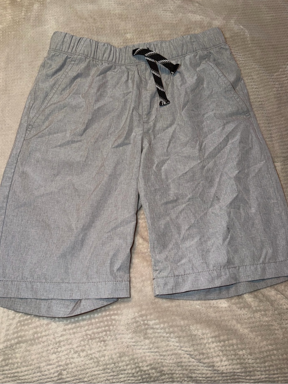 Boy's Old Navy Gray Drawstring Casual Shorts XL (14-16)